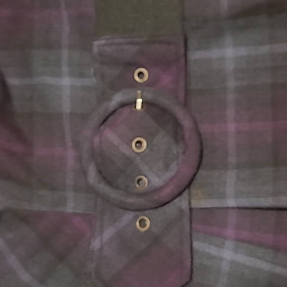 3/$27 Dynamite plaid strapless dress - Picture 2 of 6